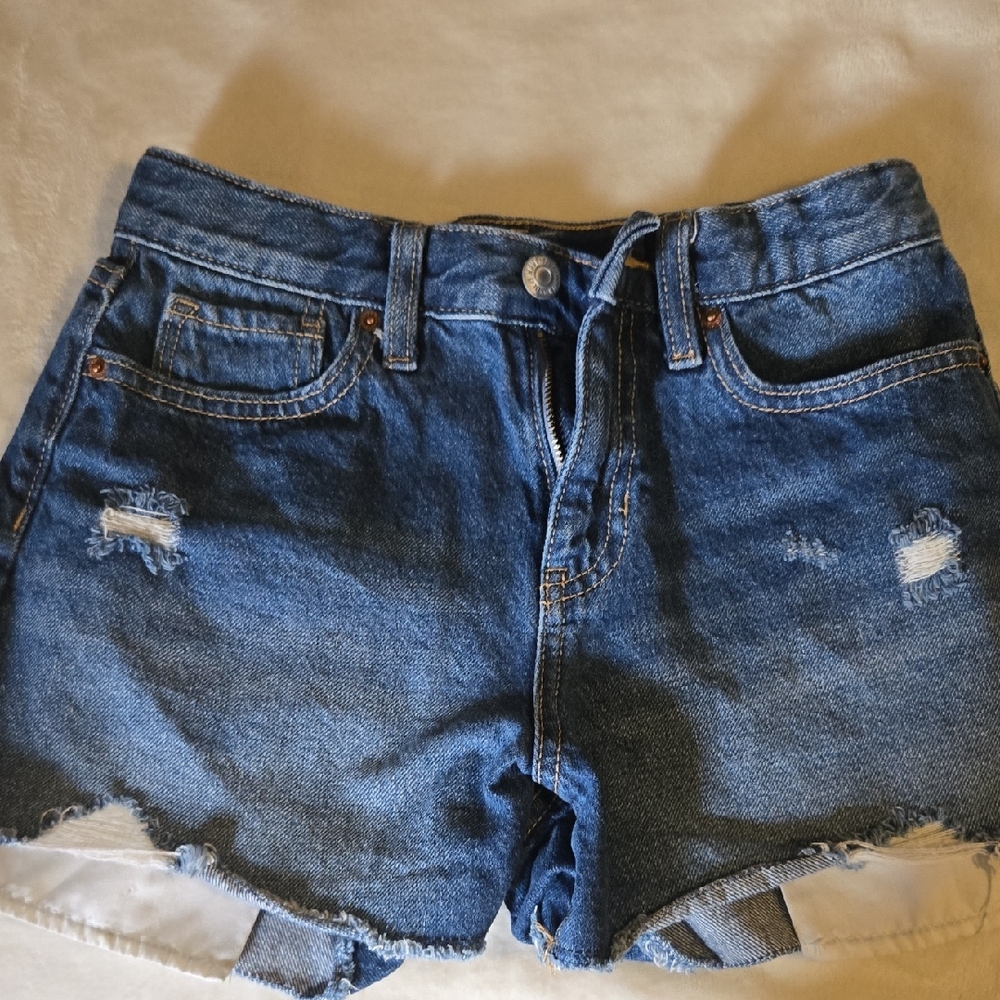 Old Navy Distressed Blue Jean Shorts